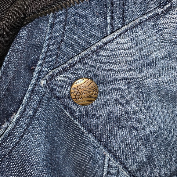 Jeans jacket sleeveless Apple bottom - Picture 11 of 16